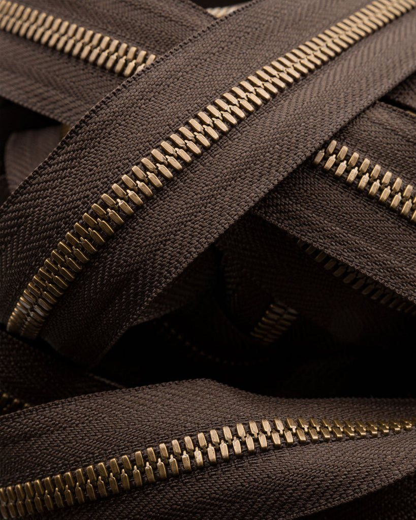 Ykk Excella® | Zipper On Roll Antique Brass Size 5 Ritsen