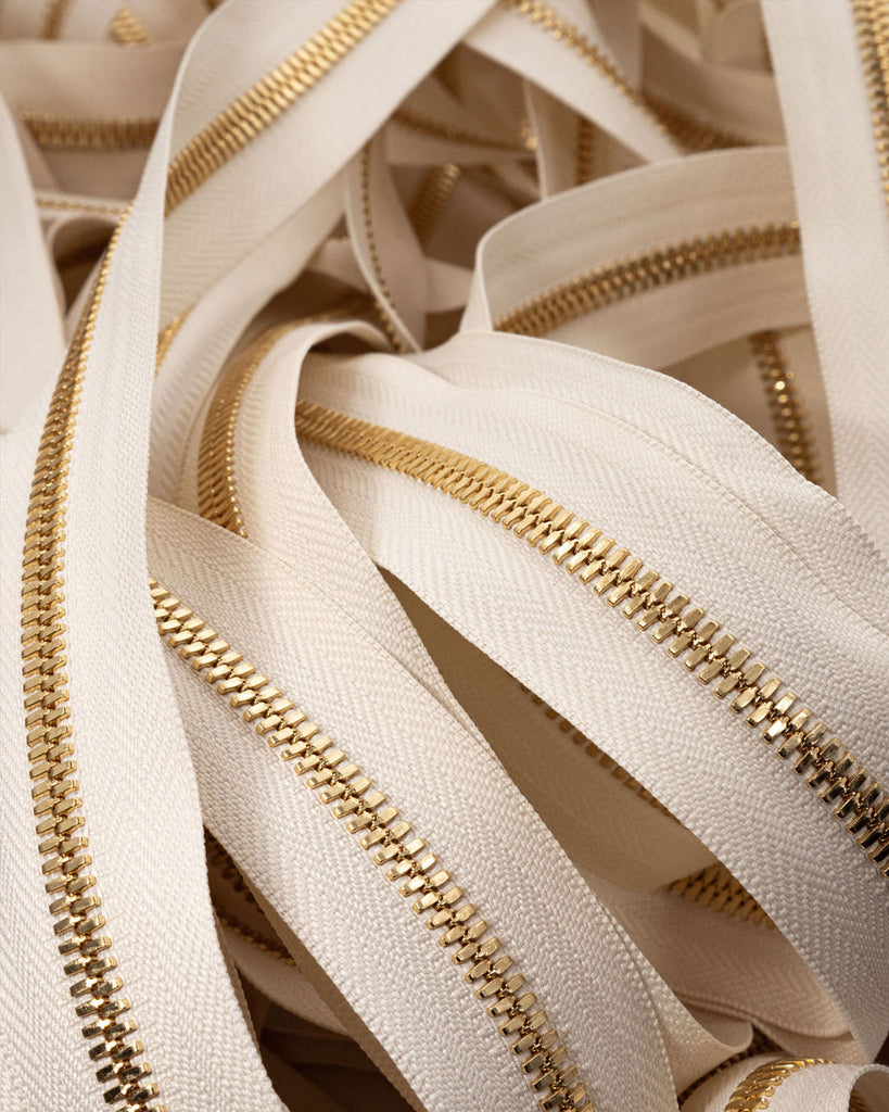 Ykk Excella® | Zipper On Roll Gold Size 5 Ivory 841 Ritsen