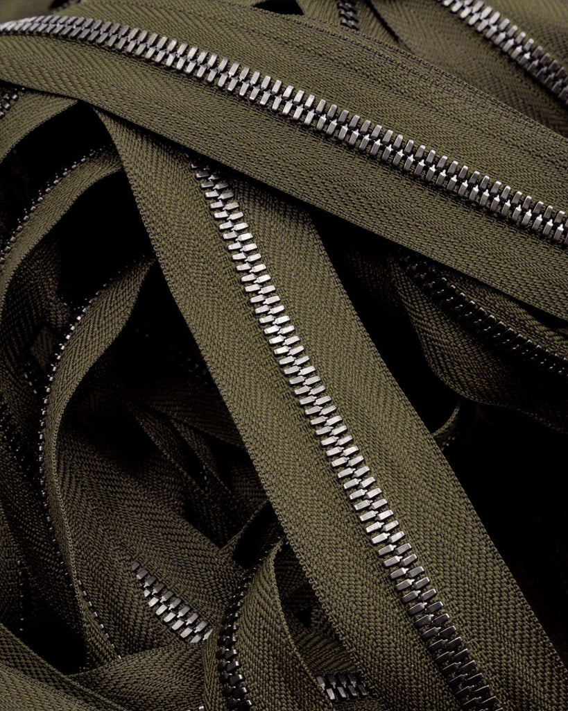 Ykk Excella® | Zipper On Roll Gunmetal Size 5 Moss 223 Ritsen