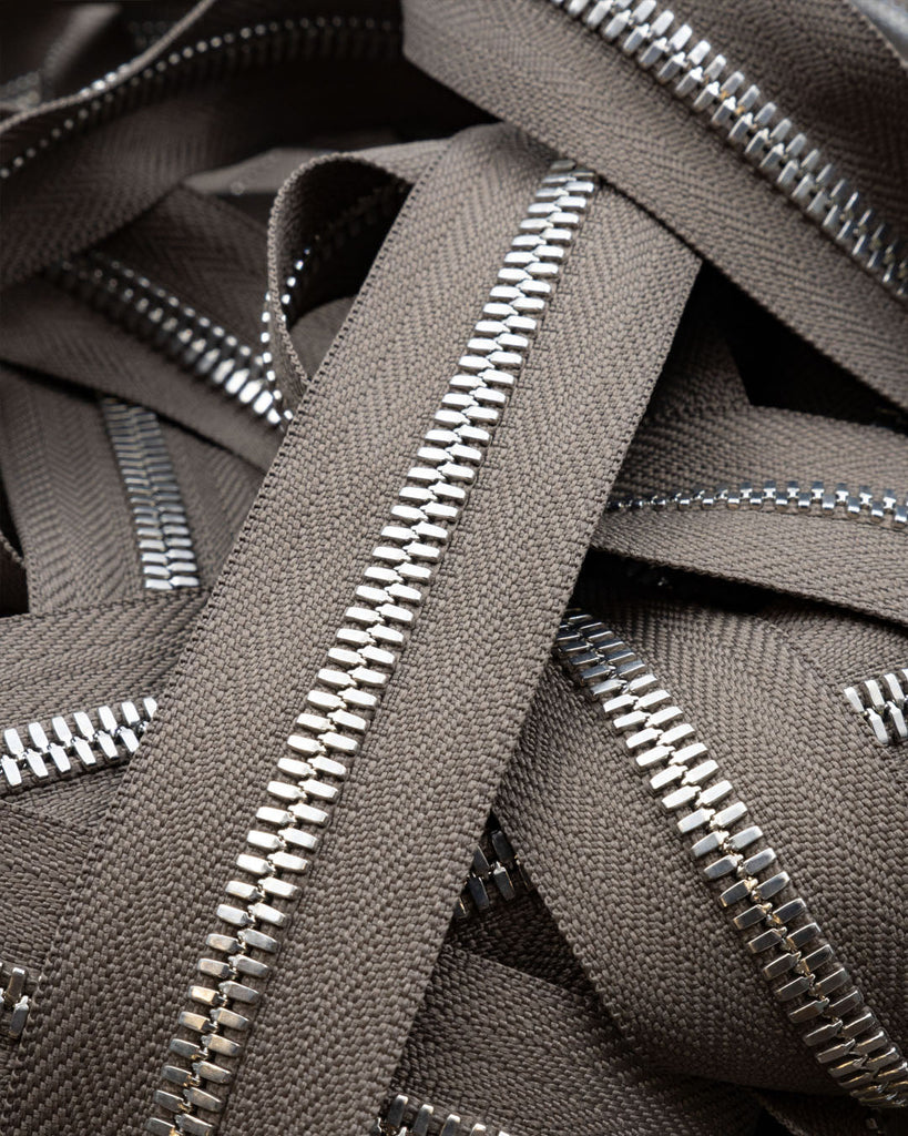 Ykk Excella® | Zipper On Roll Silver Size 5 Taupe 034 Ritsen