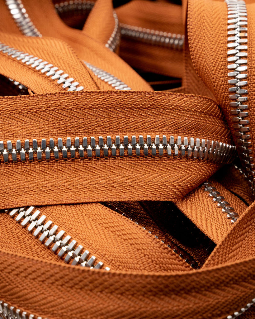 Ykk Excella® | Zipper On Roll Silver Size 5 Cognac 079 Ritsen