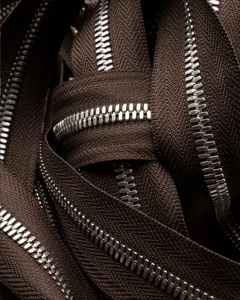 Ykk Excella® | Zipper On Roll Silver Size 5 Dark Brown 088 Ritsen