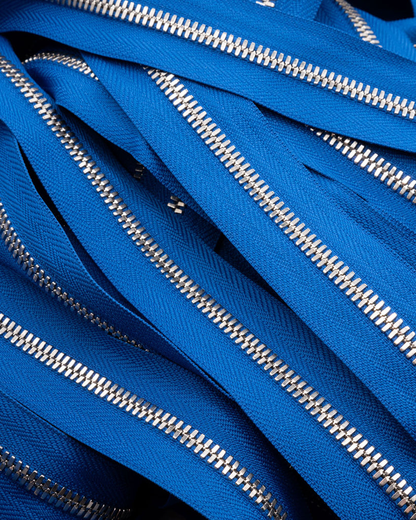 Ykk Excella® | Zipper On Roll Silver Size 5 Cobalt Blue 115 Ritsen