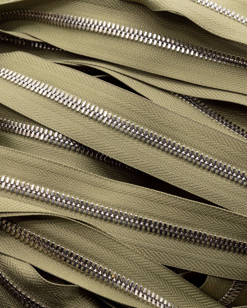 Ykk Excella® | Zipper On Roll Silver Size 5 Sage 170 Ritsen