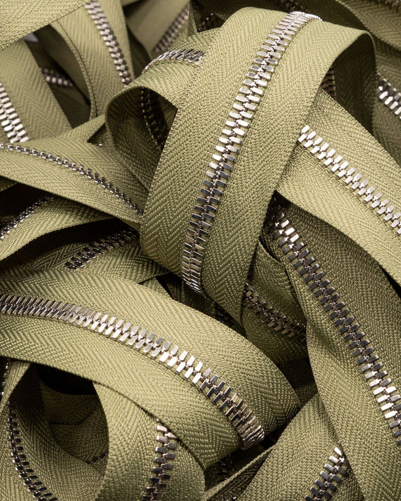 Ykk Excella® | Zipper On Roll Silver Size 5 Ritsen