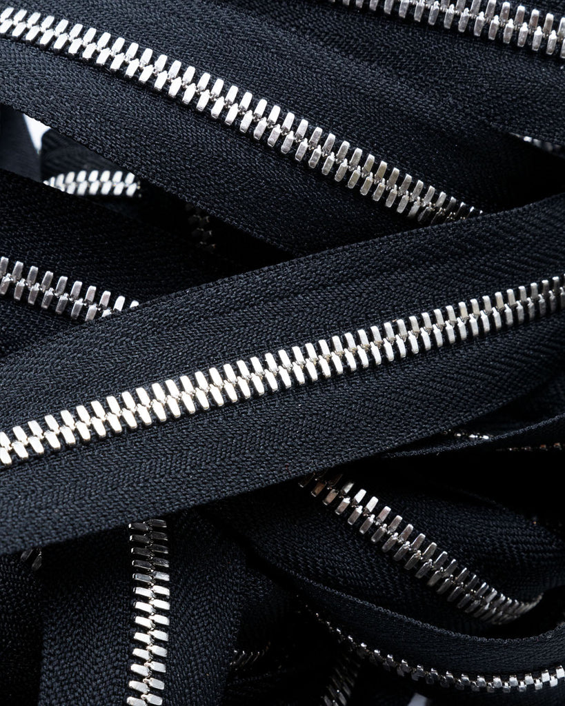 Ykk Excella® | Zipper On Roll Silver Size 5 Black 580 Ritsen