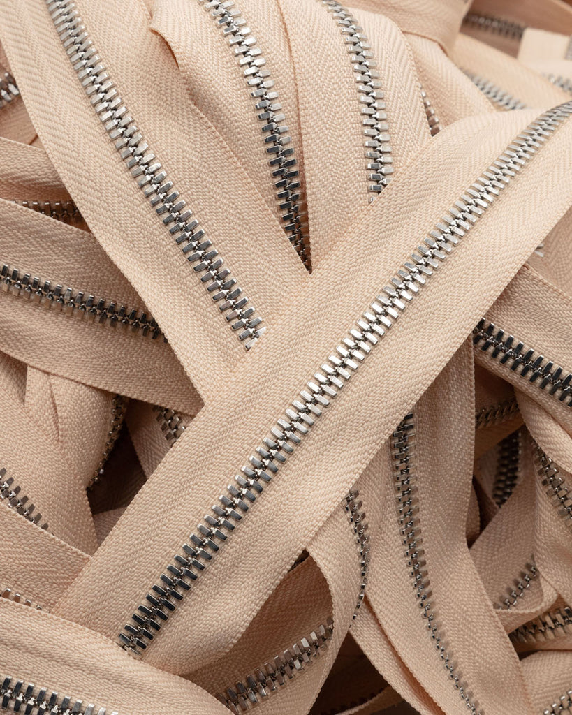 Ykk Excella® | Zipper On Roll Silver Size 5 Beige 891 Ritsen