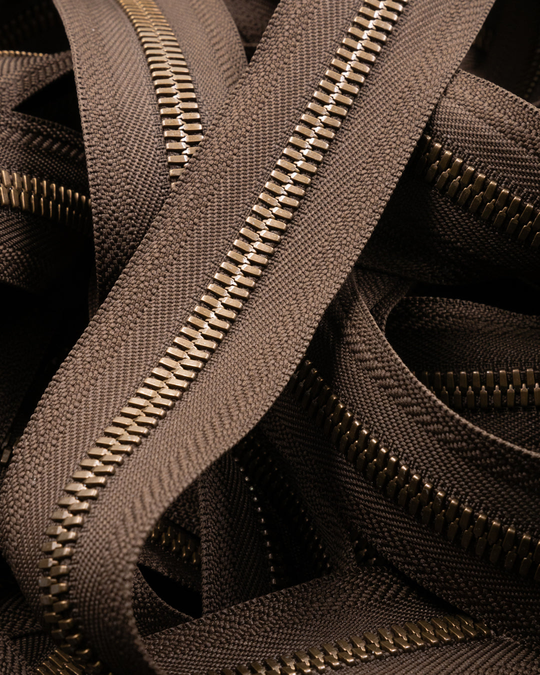 Excella® | Most beautiful YKK antique brass zipper on a roll