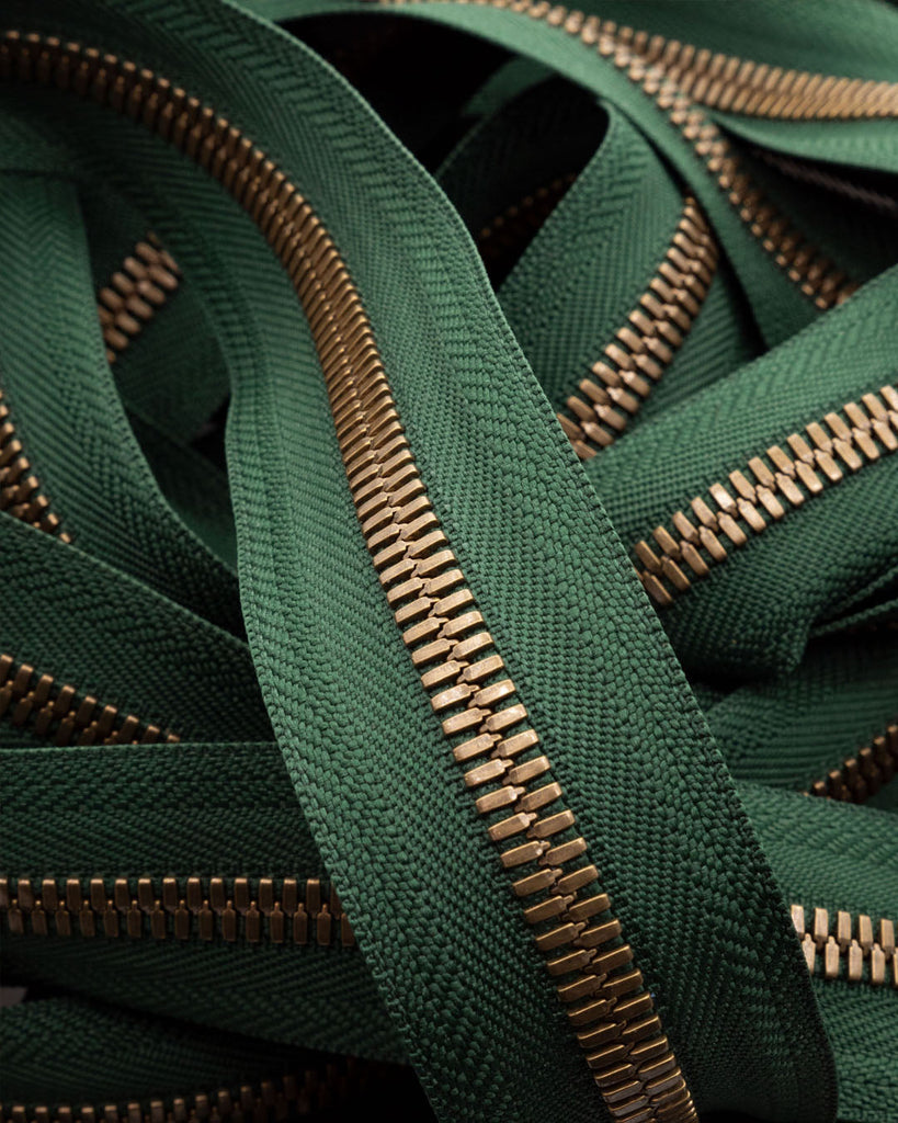 Ykk Excella® | Zipper On Roll Antique Brass Size 8 Ritsen