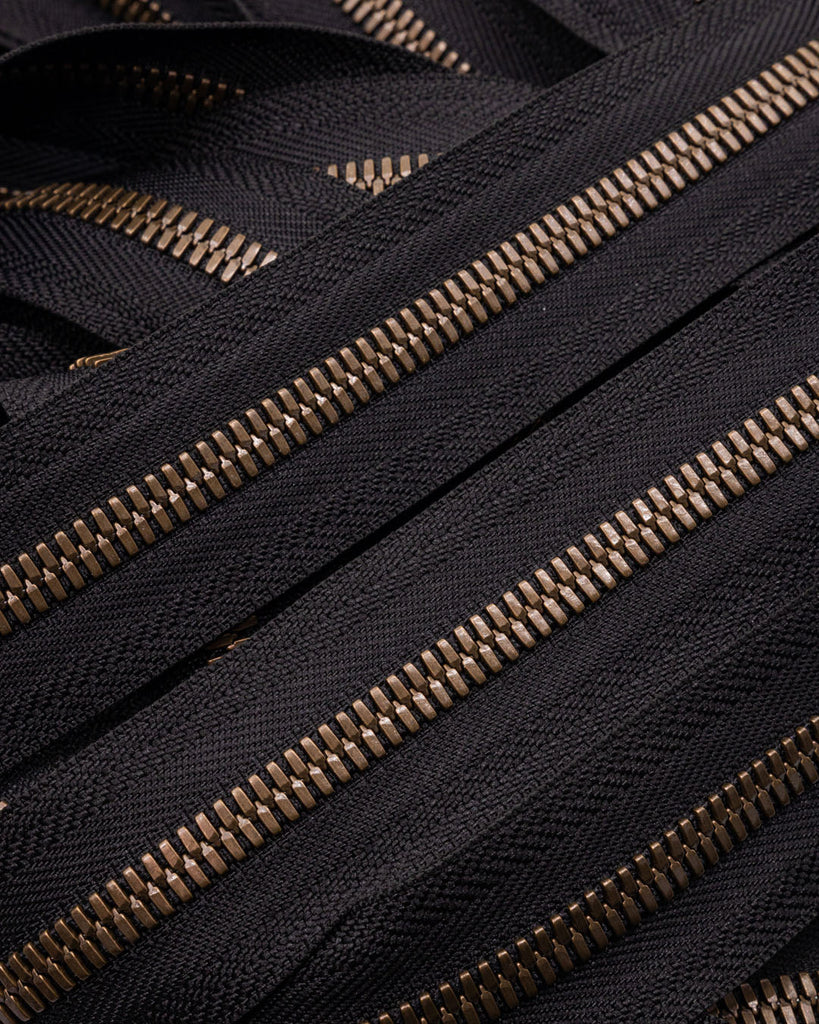 Ykk Excella® | Zipper On Roll Antique Brass Size 8 Ritsen
