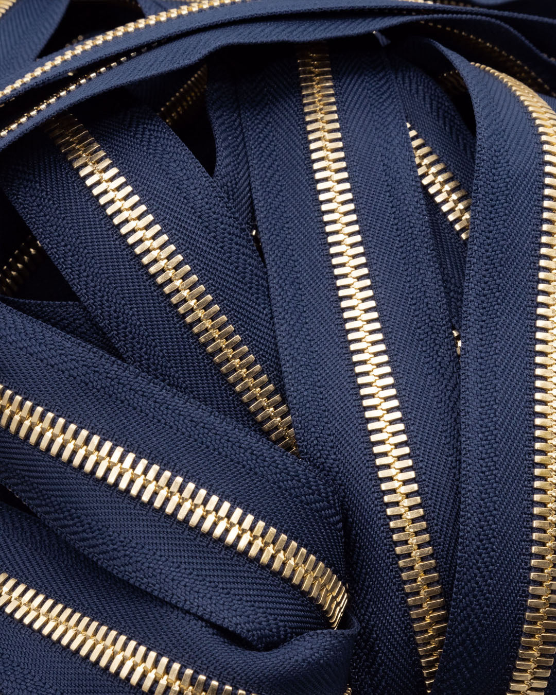 確認　16cm zipper Excella® | Most beautiful YKK golden zipper on a roll