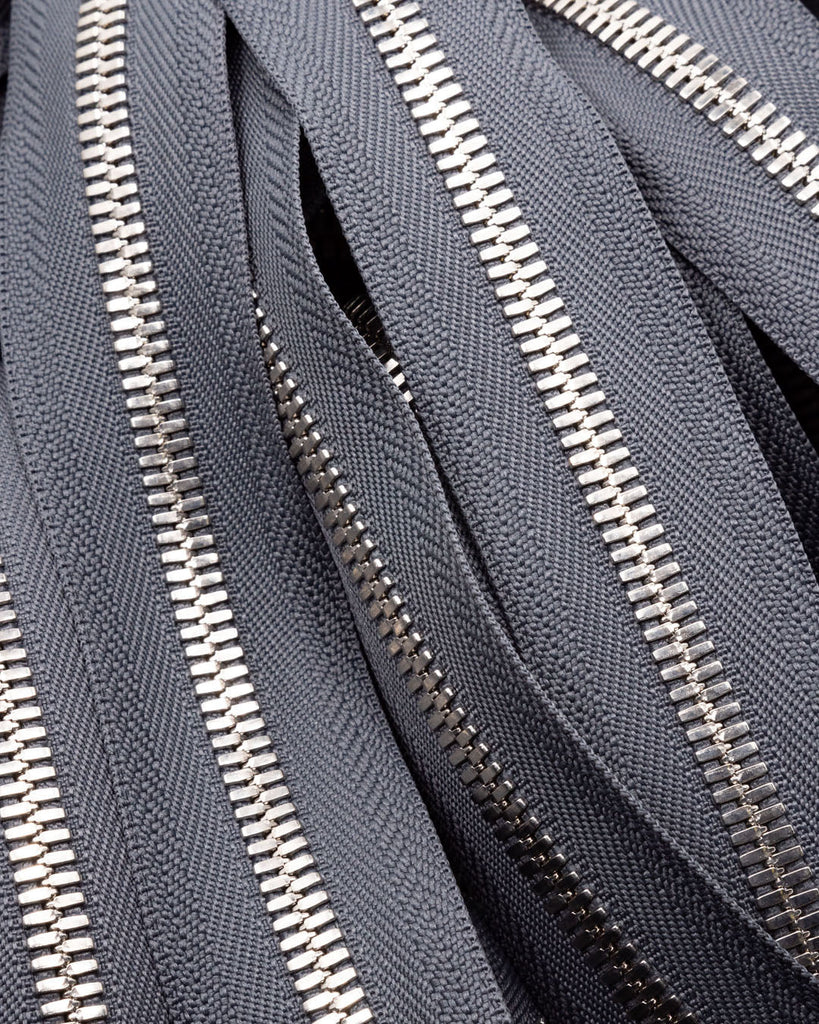 Ykk Excella® | Zipper On Roll Silver Size 8 Grey 182 Ritsen