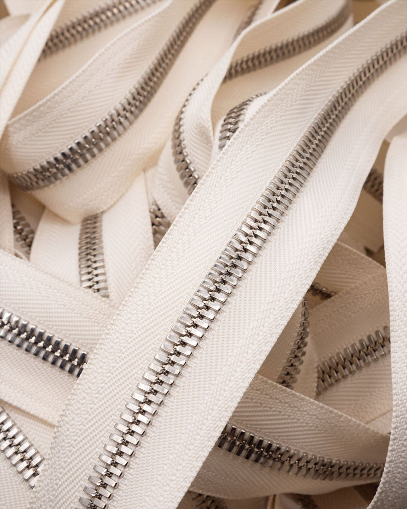 Ykk Excella® | Zipper On Roll Silver Size 8 Ritsen