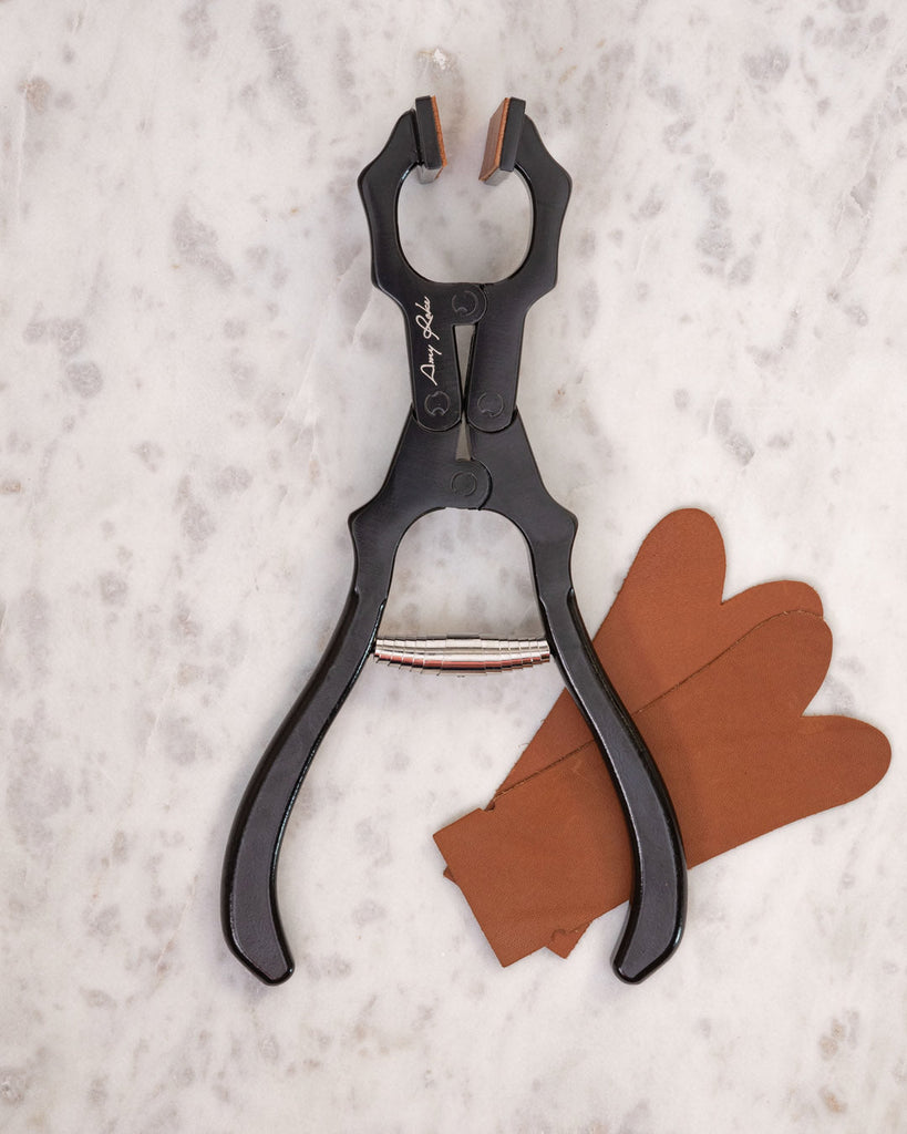 Stainless Steel Premium Leather Plier With Handles Leertools