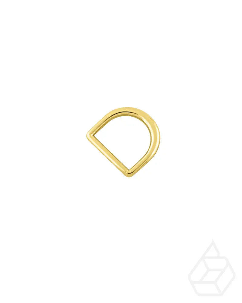 D-Ring | Gold And Silver 2 Inner Sizes (2 Pieces) / Inner Size 20.3 Mm Fournituren