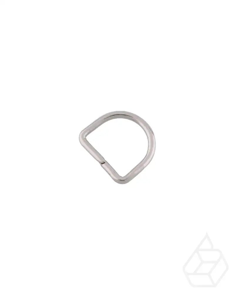D-Ring | Silver Inner Size 41 Mm (2 Pieces) Fournituren