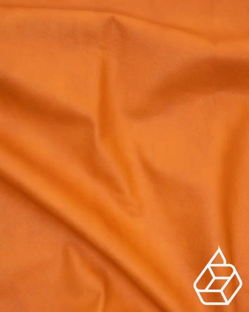 Dream Collection | Soft Nappa Cow Leather In Many Colours Orange Soda / Coupon (Approximately 50 X
