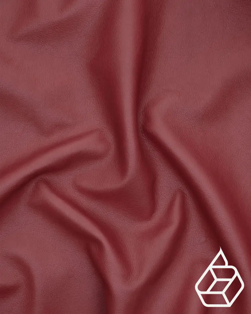 Dream Collection | Soft Nappa Cow Leather In Many Colours Red Wine / Coupon (Approximately 50 X 45