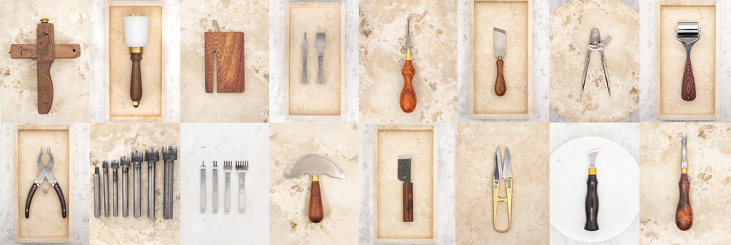 Beautiful Kevin Lee tools for every leather worker