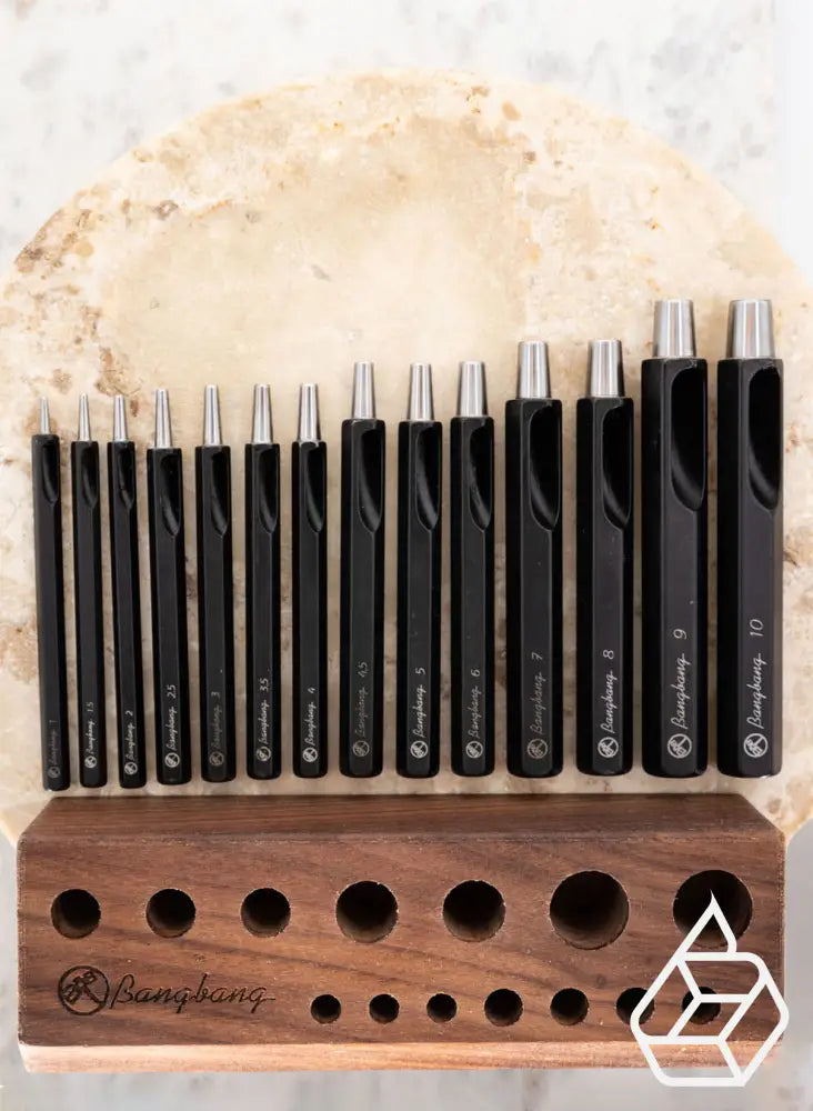 Luxurious Round Hole Punch | 14 Piece Set 1-10Mm Leertools