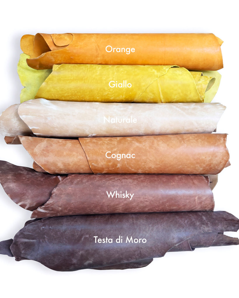 Maya Collection | Vegetable tanned cow leather with a distressed matt
