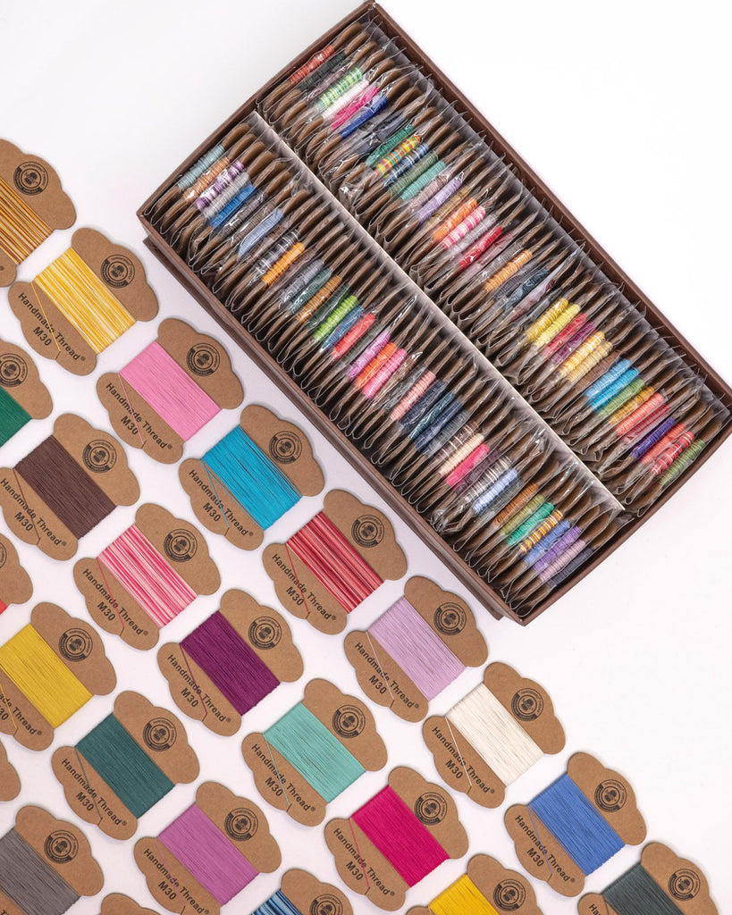Meisi Super Fine Linen Thread | Set With Mini Spools In 97 Colors 4 Available Thicknesses Supplies
