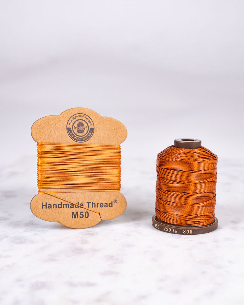 Meisi Super Fine Linen Thread | M40 (0.45Mm) Ms004 Caramel / Mini Supplies