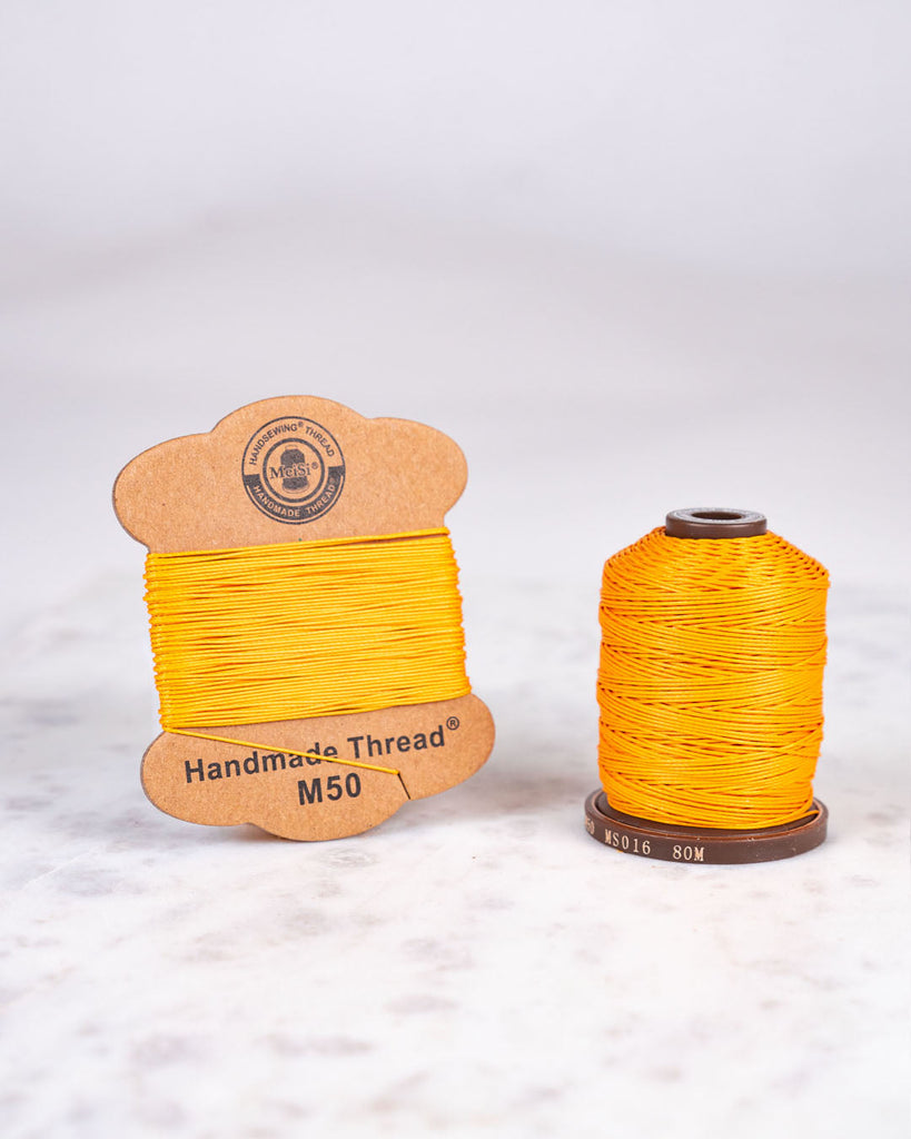 Meisi Super Fine Linen Thread | M50 (0.55Mm) Ms016 Yellow / Mini Supplies