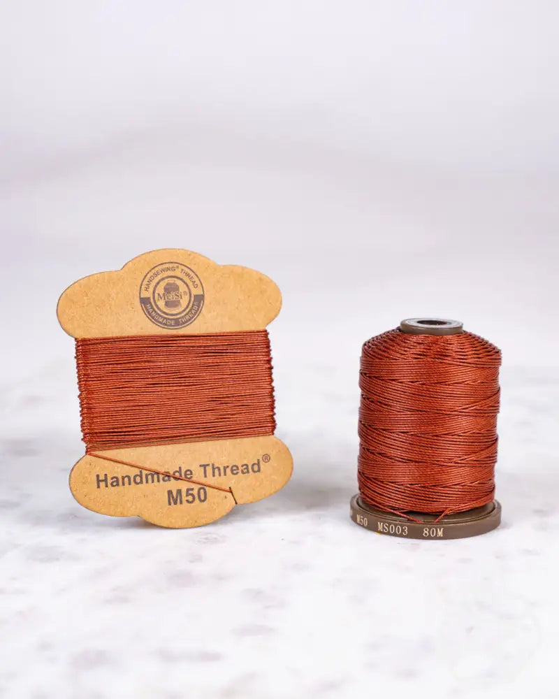 Meisi Super Fine Linen Thread | M30 (0.35Mm) Ms003 Brown / Mini Supplies