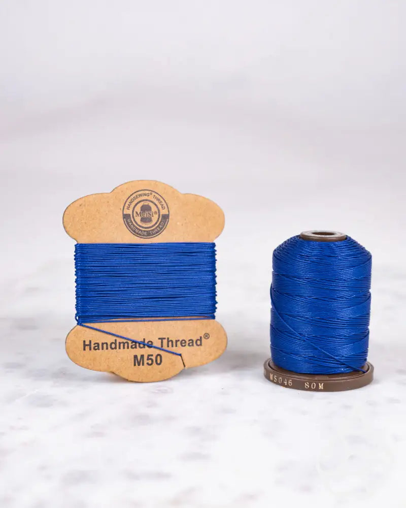 Meisi Super Fine Linen Thread | M30 (0.35Mm) Ms046 Electric Blue / Mini Supplies