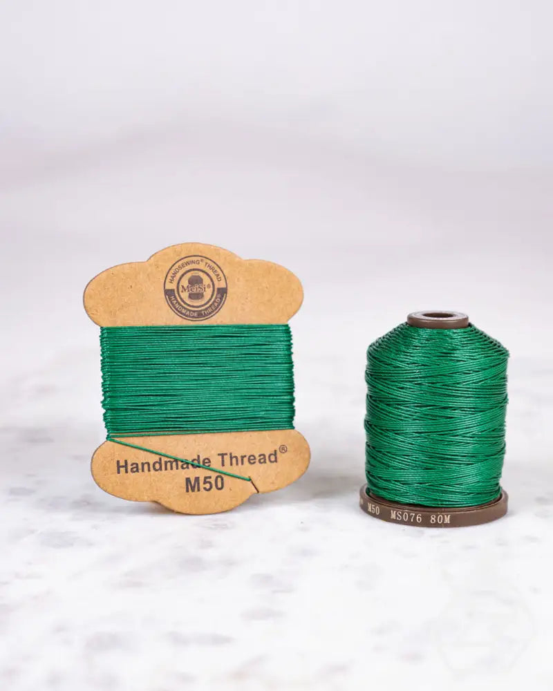Meisi Super Fine Linen Thread | M30 (0.35Mm) Ms076 Forest Green / Mini Supplies