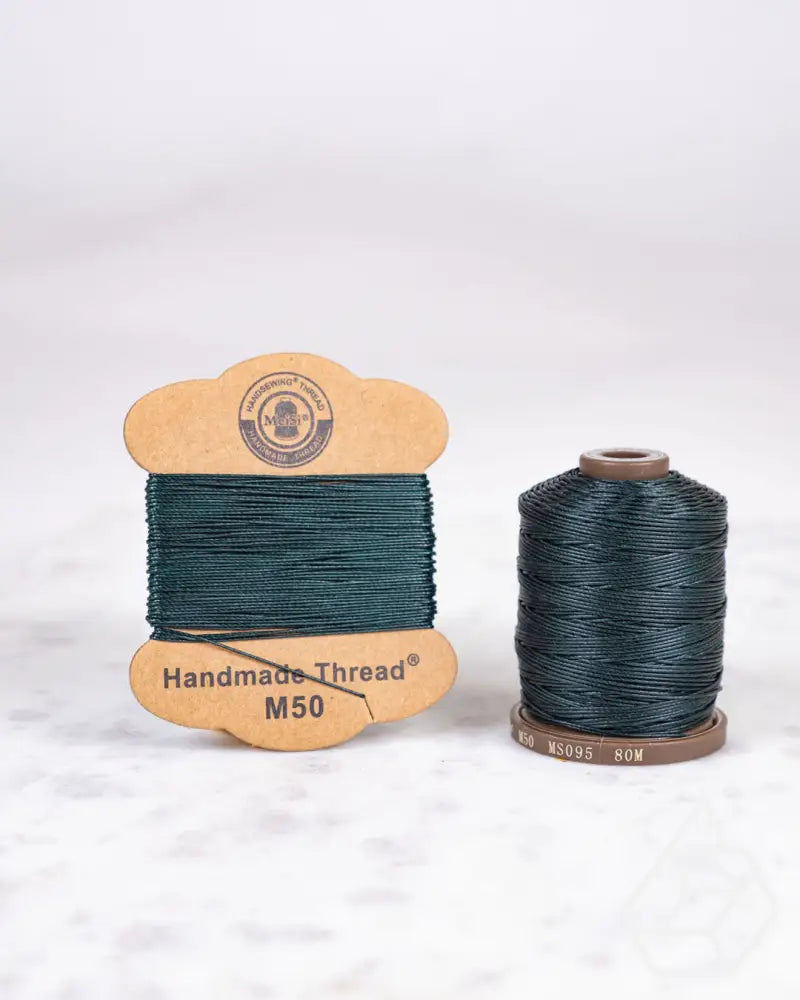 Meisi Super Fine Linen Thread | M30 (0.35Mm) Ms095 Botanical Green / Mini Supplies