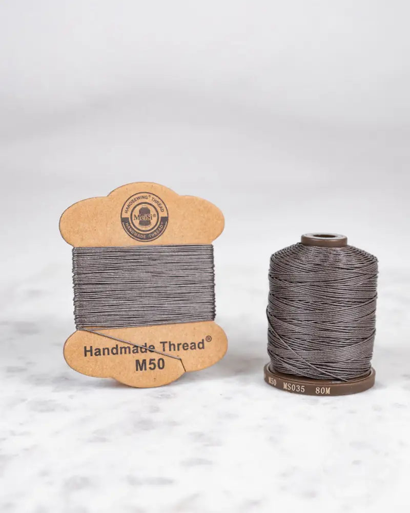Meisi Super Fine Linen Thread | M50 (0.55Mm) Ms035 Grey / Mini Supplies
