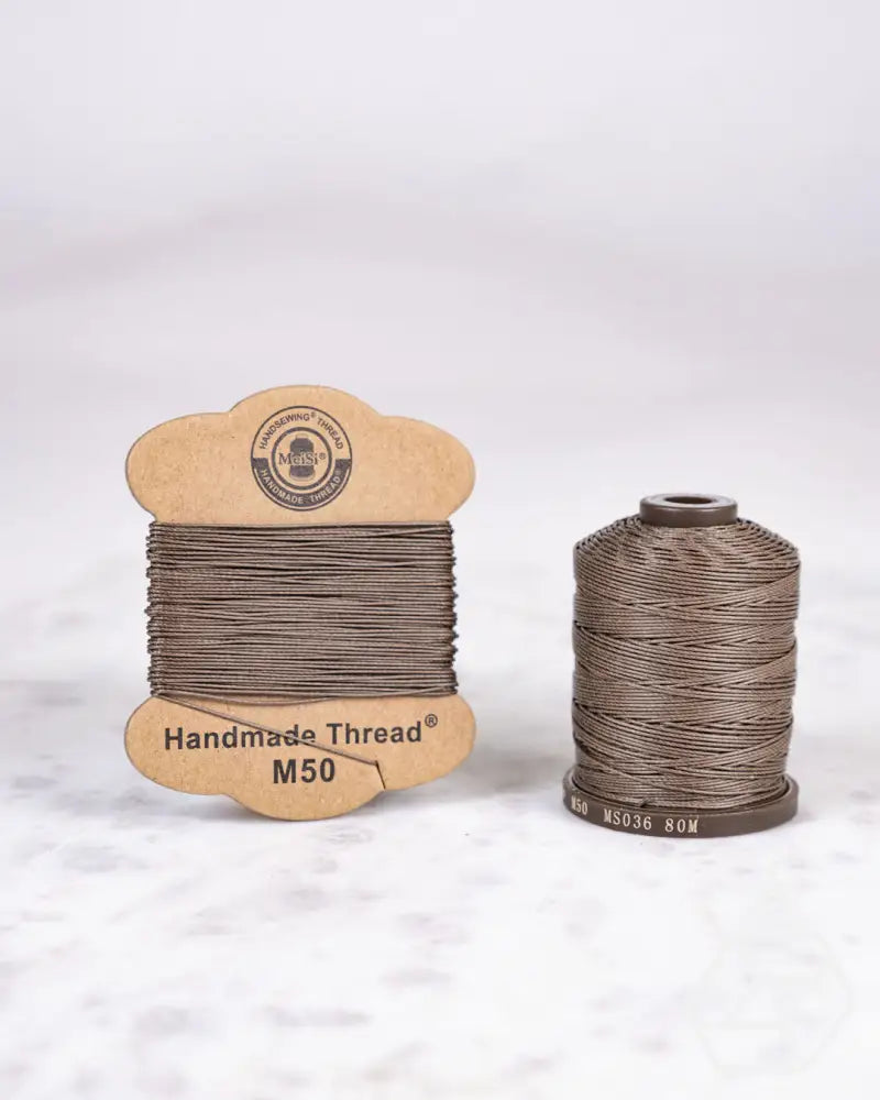 Meisi Super Fine Linen Thread | M50 (0.55Mm) Ms036 Elephant Grey / Mini Supplies