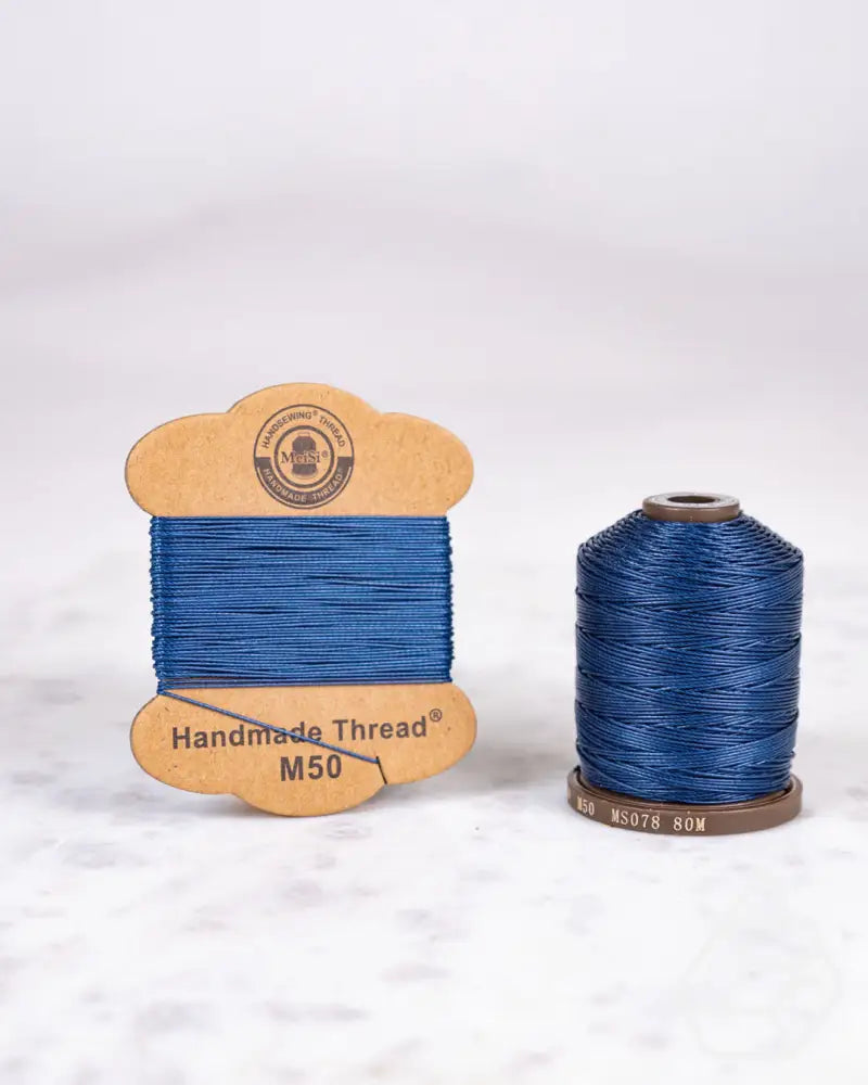 Meisi Super Fine Linen Thread | M50 (0.55Mm) Ms078 Denim / Mini Supplies