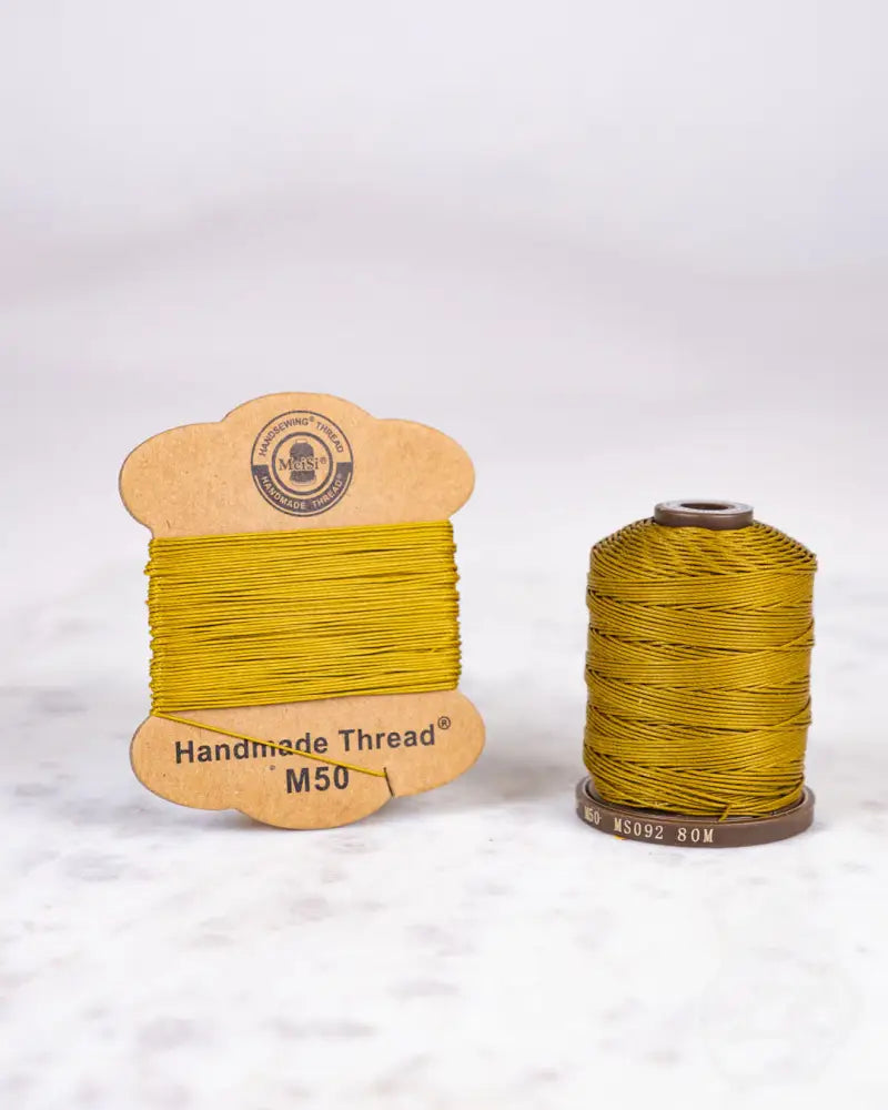 Meisi Super Fine Linen Thread | M50 (0.55Mm) Ms092 Noble Gold / Mini Supplies
