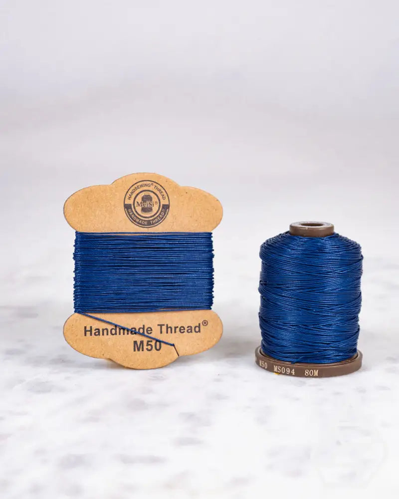 Meisi Super Fine Linen Thread | M50 (0.55Mm) Ms094 Classic Blue / Mini Supplies
