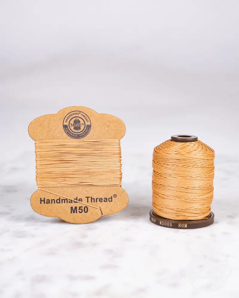 Meisi Super Fine Linen Thread | M60 (0.65Mm) Ms005 Khaki / Mini Supplies