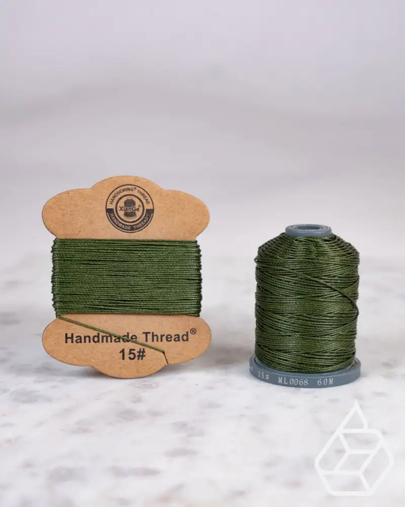 Meisi Xiange Polyester Thread 15# (0.60Mm) Ml0068 Olive Green / Medium Supplies