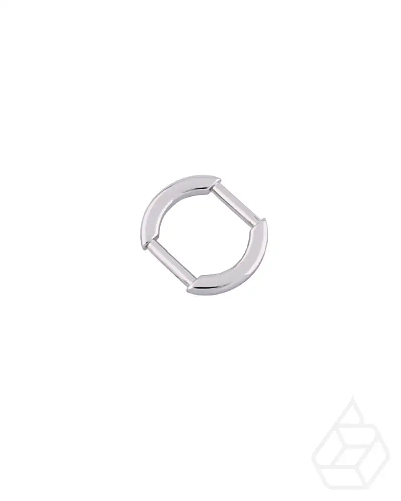 Oval Ring | Gold And Silver Inner Size 20 Mm (2 Pieces) Fournituren