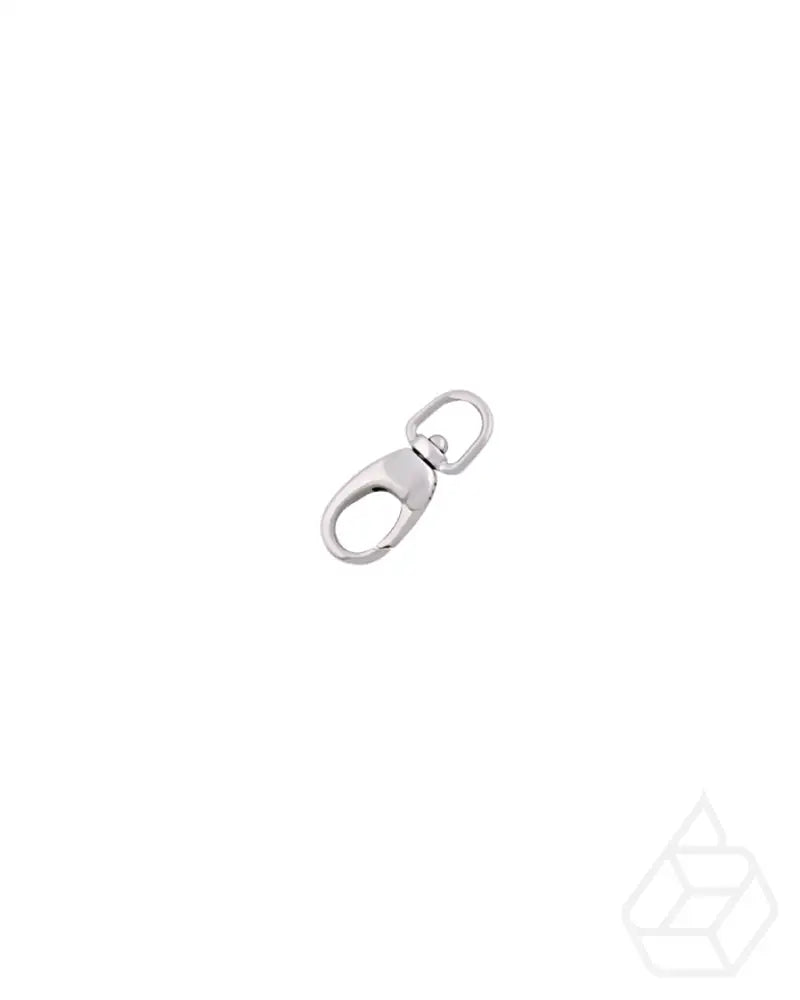 Oval Swivel Snap Hook | Silver Inner Size 11 Mm Fournituren