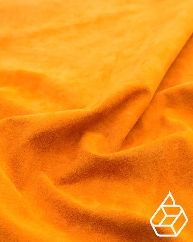 Pigskin Grain Suede Collection | Luxury Pigskin For Making Linings Orange / Coupon (Approximately 50