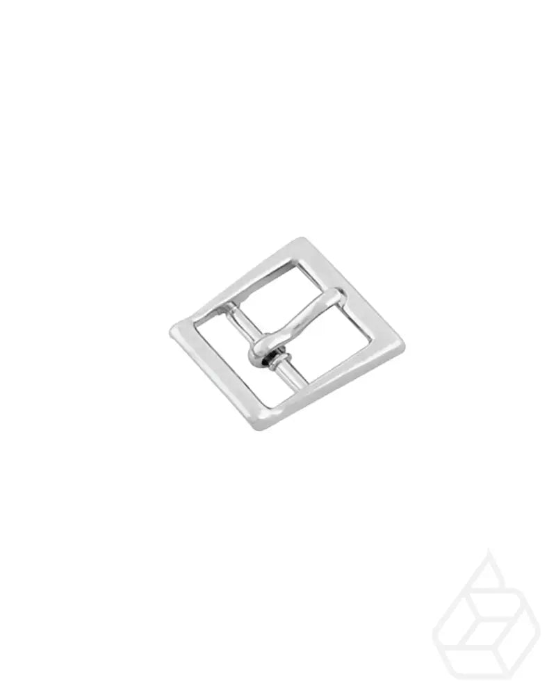 Rectangular Buckle With Center Bar | Gold And Silver 4 Inner Sizes / Inner Size 16.4 Mm Fournituren