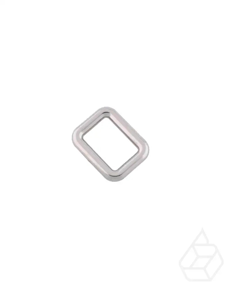 Rectangular Ring | Gold And Silver 5 Inner Sizes (2 Pieces) / Inner Size 20 Mm Fournituren