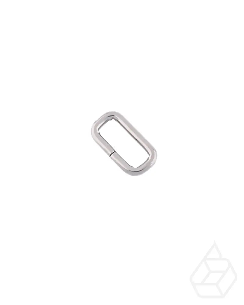 Rectangular Ring | Silver Inner Size 24 Mm (2 Pieces) Fournituren