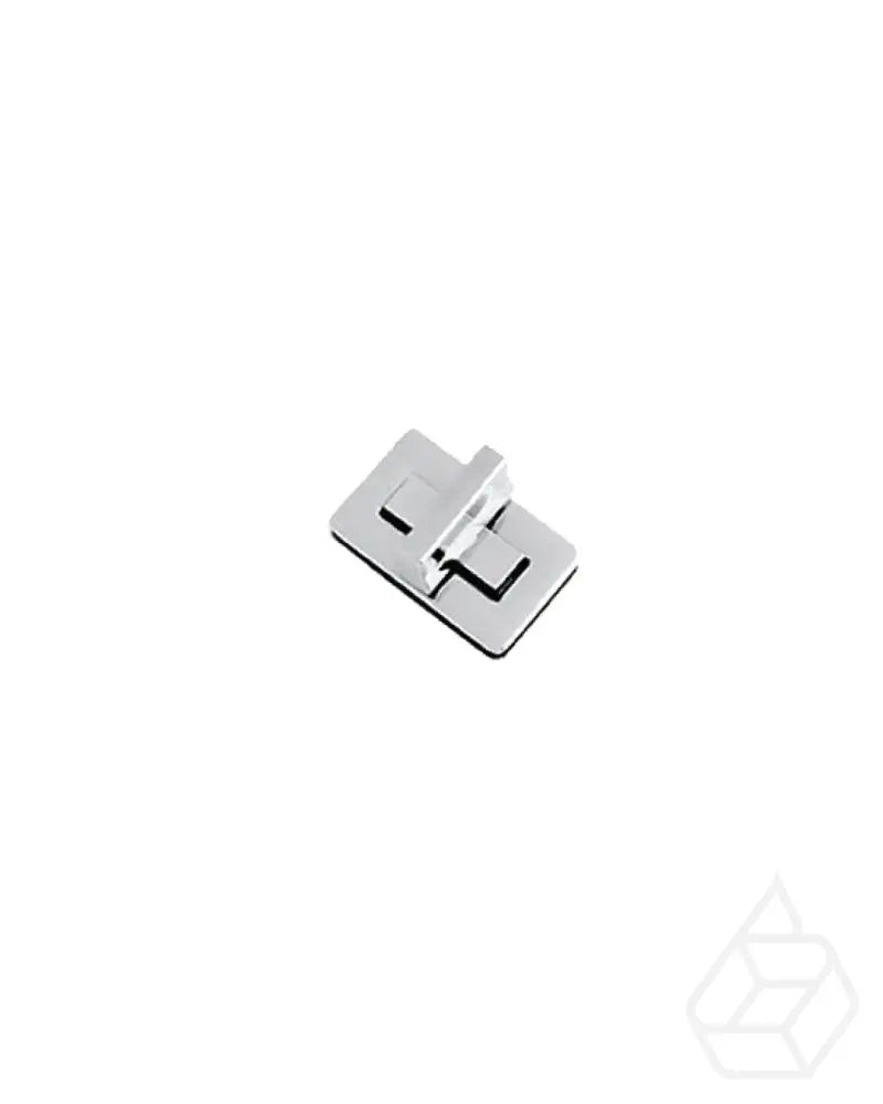Rectangular Turning Lock | Silver 37 5 X 23 6 Mm Fournituren