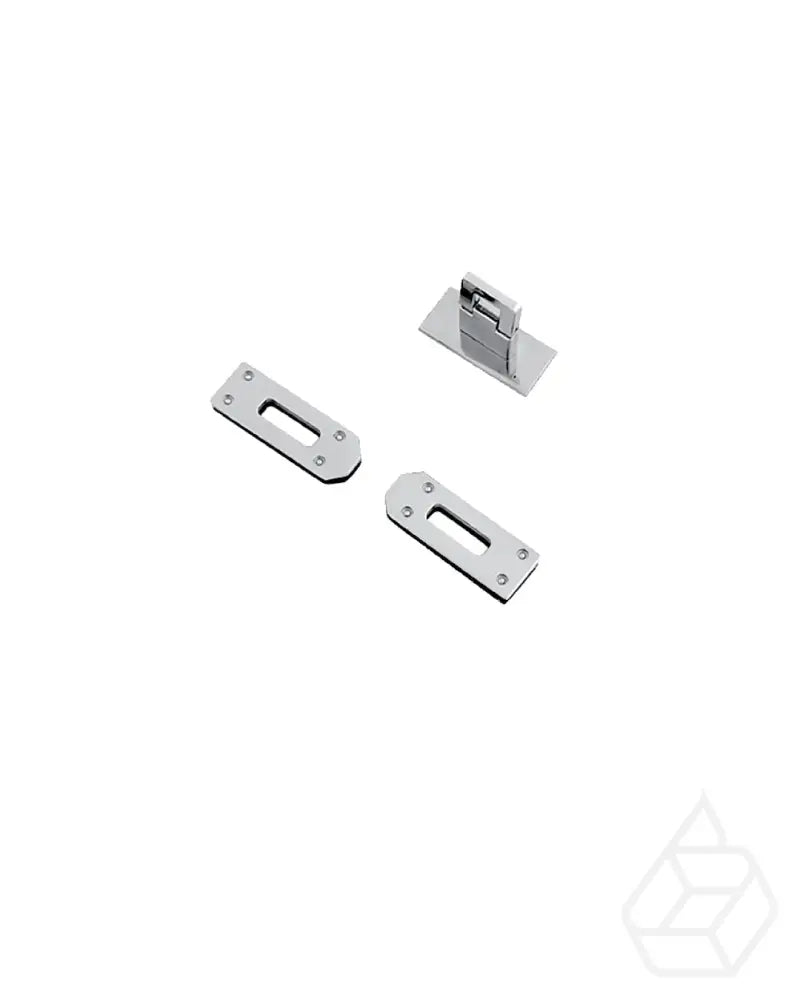 Rectangular Turning Lock | Silver 45 6 X 16 5 Mm Fournituren