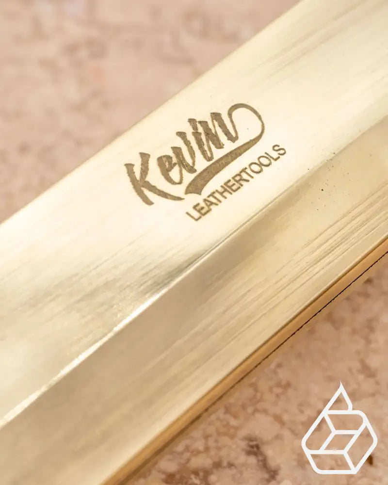 Refillable Leather Knife | Brass Leertools