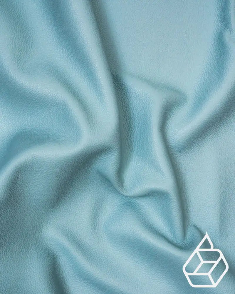 Roma Collection | Soft Nappa Cow Leather With A Fine Grain Aqua / Coupon (Approximately 50 X 45 Cm)