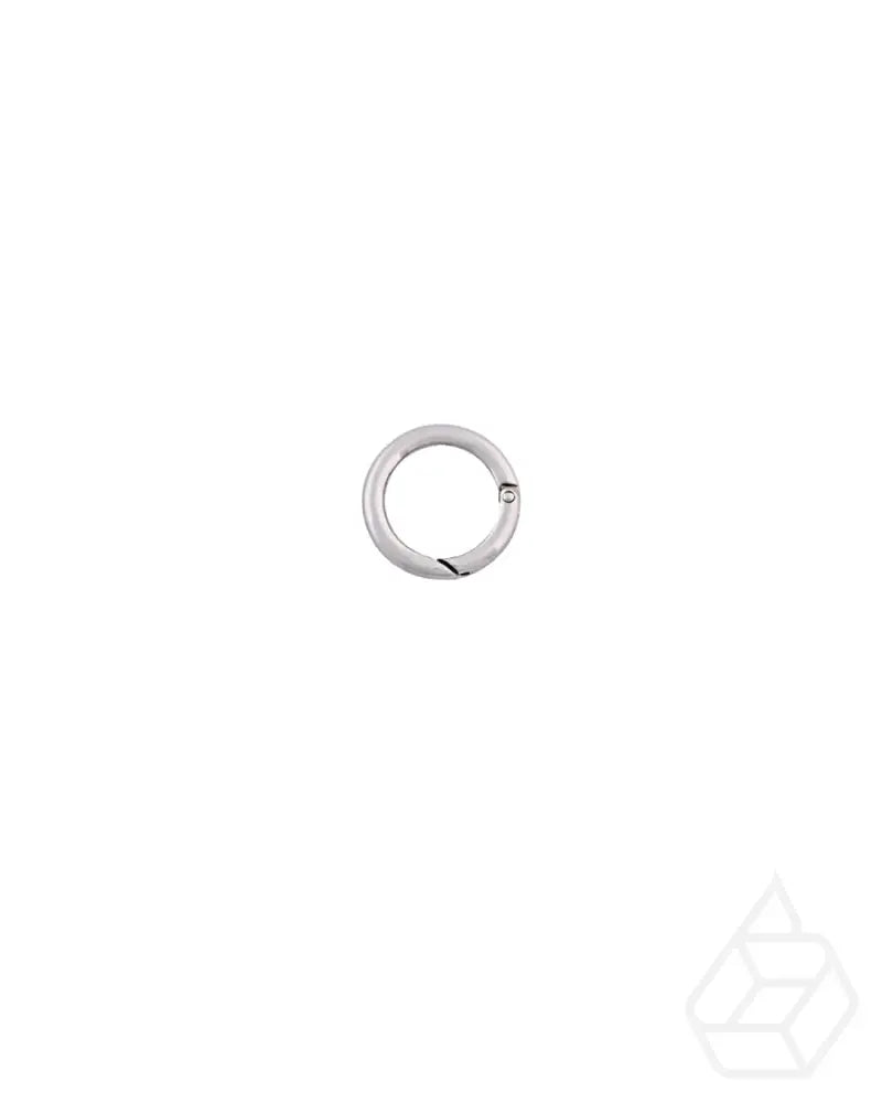 Round O-Ring Swivel Snap Hook | Silver Inner Size 26 1 Mm Fournituren